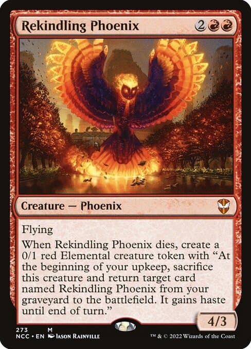 Rekindling Phoenix 2022 Magic: The Gathering New Capenna Commander