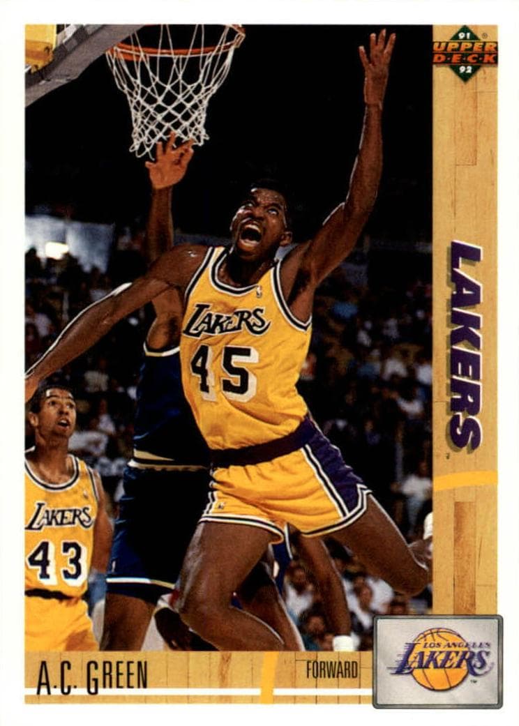 A.C. Green 1991 upper-deck Upper Deck