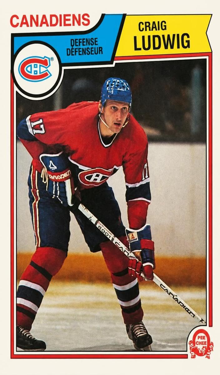 Craig Ludwig trading card