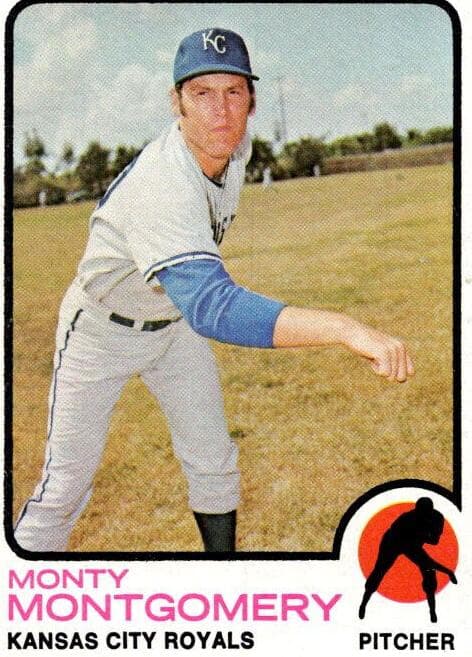 Monty Montgomery 1973 topps Topps