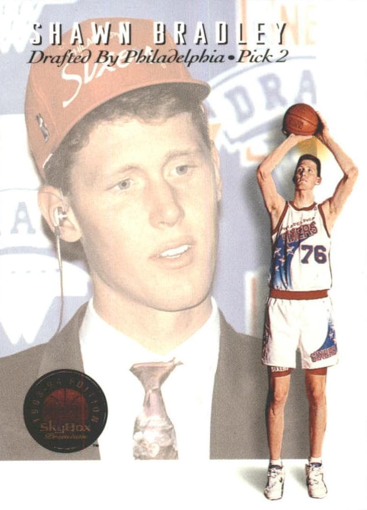 Shawn Bradley 1993 fleer SkyBox Premium