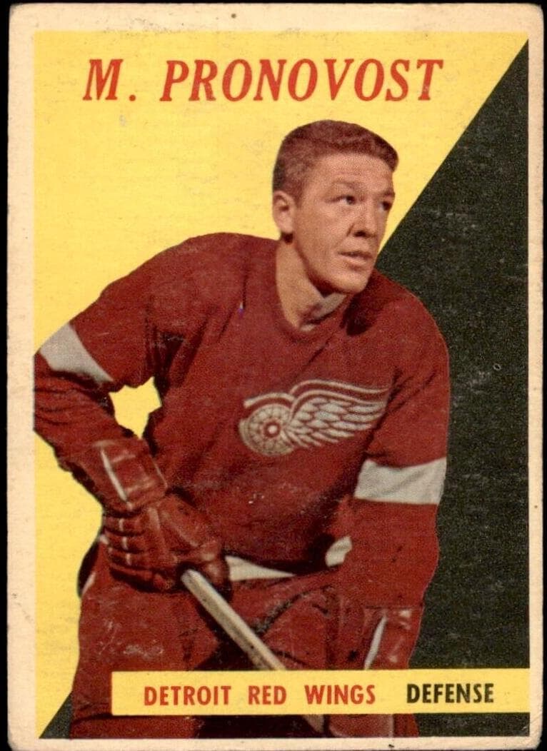 Marcel Pronovost 1958 topps Topps
