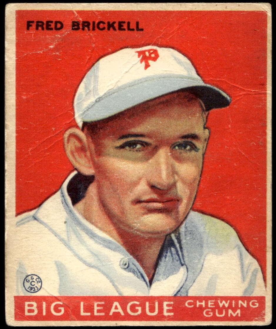 Fred Brickell 1933 unknown Goudey