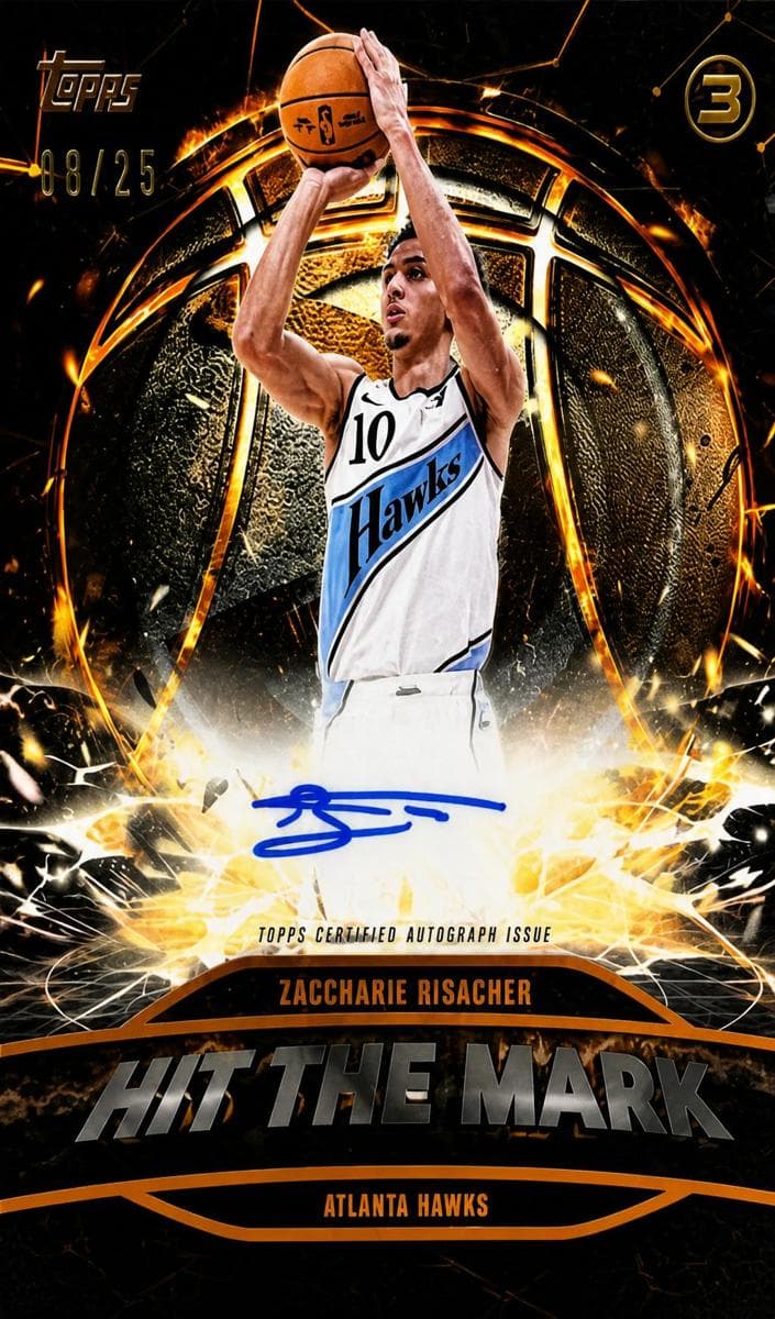 Zaccharie Risacher 2025 topps Topps 3