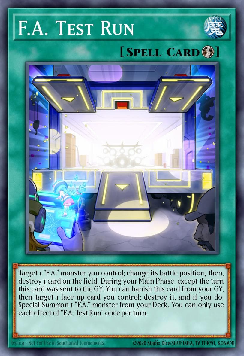 F.A. Test Run 2018 Yu-Gi-Oh!