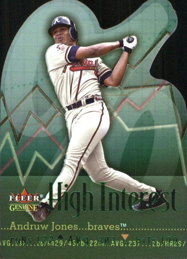 Andruw Jones 2001 fleer
