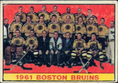 Boston Bruins 1961 topps Topps