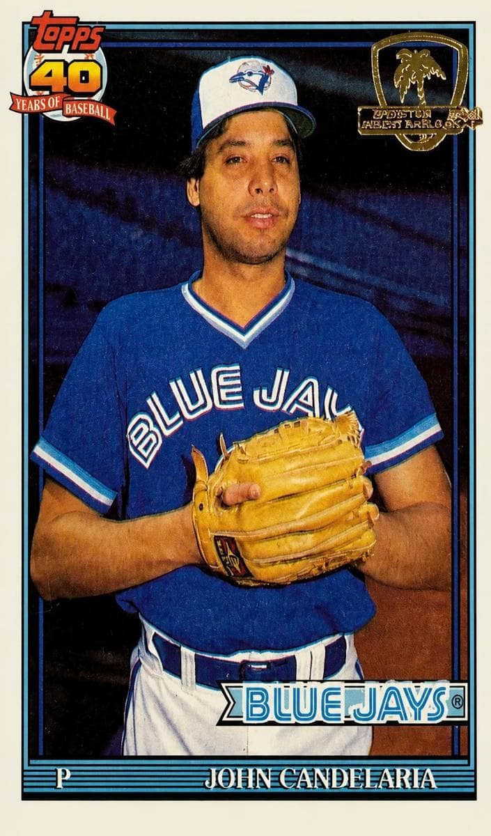 John Candelaria 1991 topps Topps