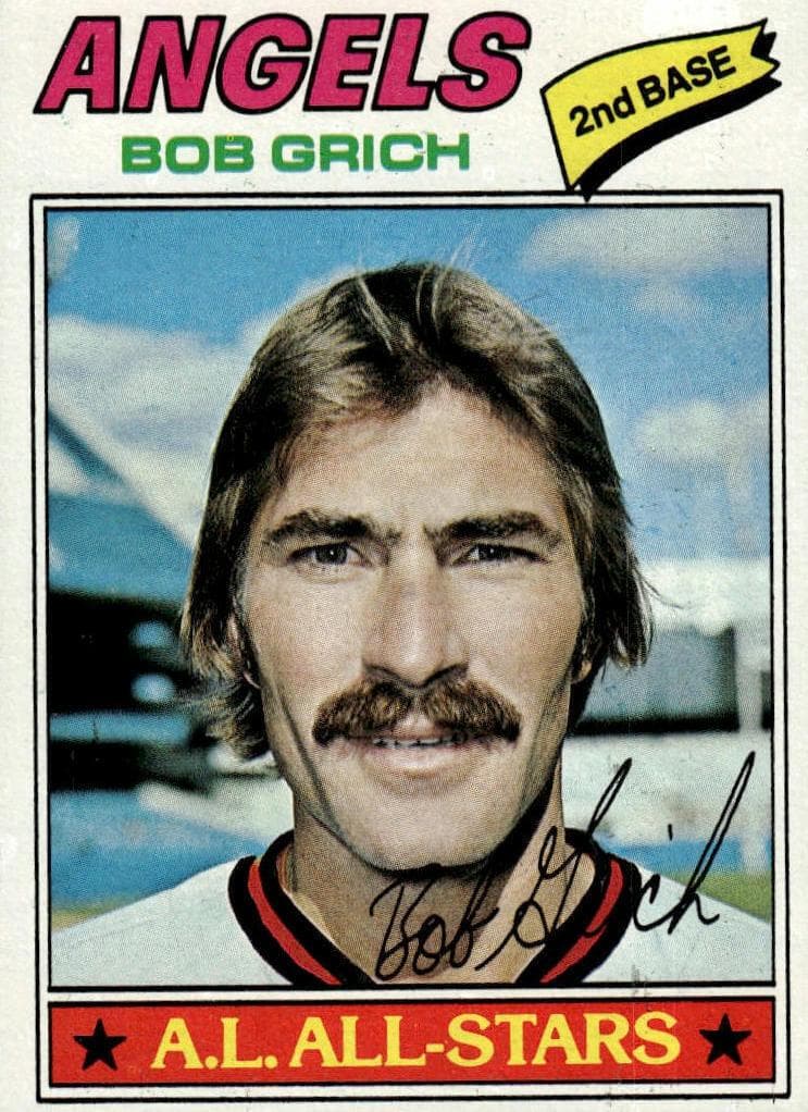 Bob Grich 1977 topps Topps