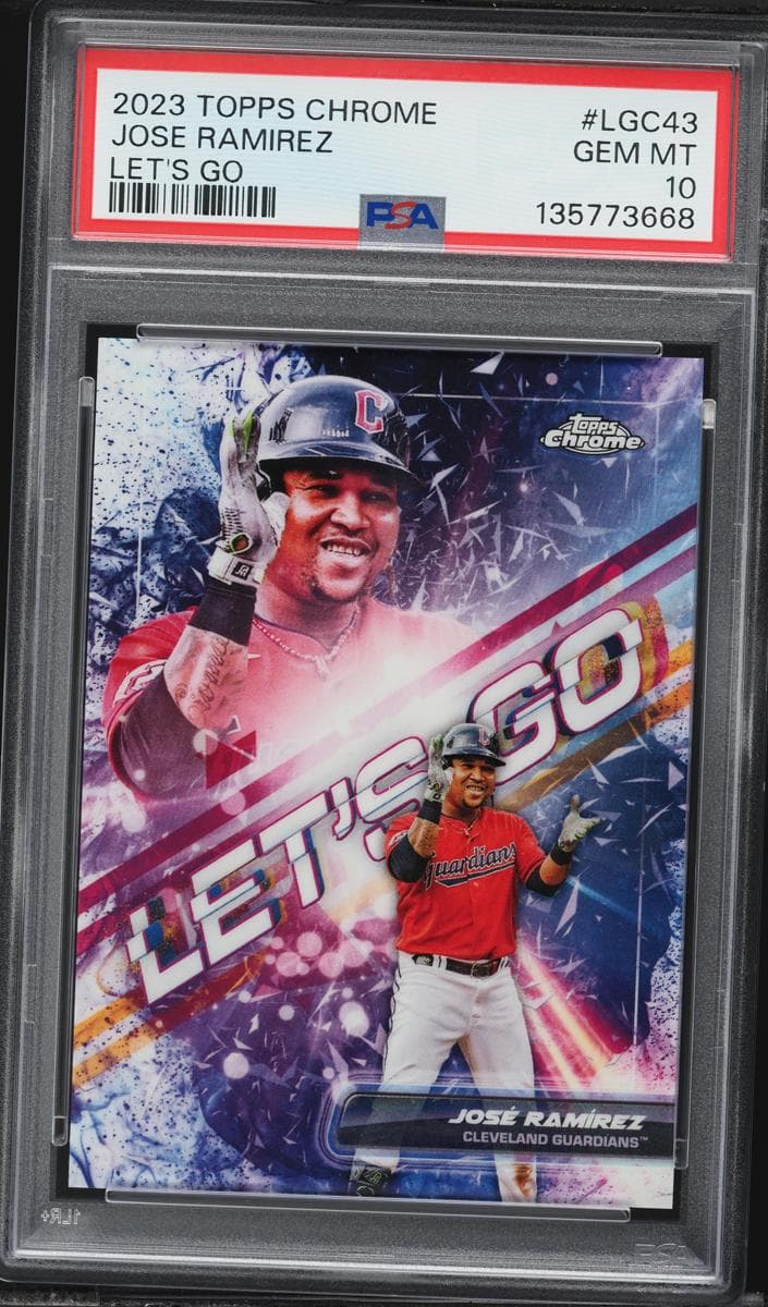 José Ramírez 2023 topps Topps Chrome