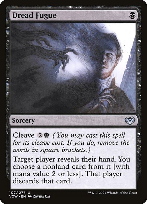 Dread Fugue 2022 Magic: The Gathering Innistrad: Double Feature