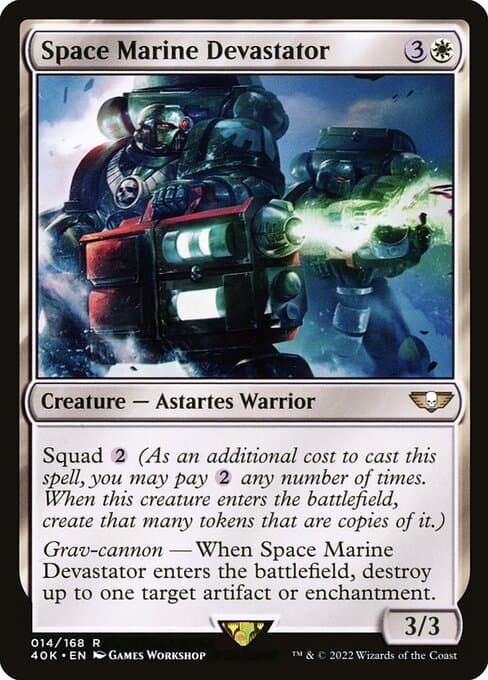 Space Marine Devastator 2022 Magic: The Gathering Warhammer 40,000