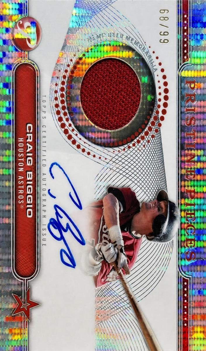 Craig Biggio 2024 topps Topps Pristine