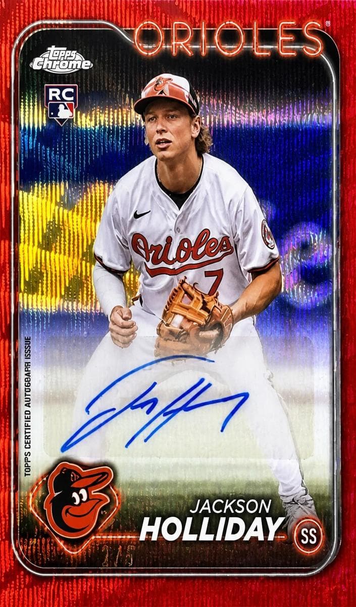 Jackson Holliday 2024 topps Topps Chrome Update