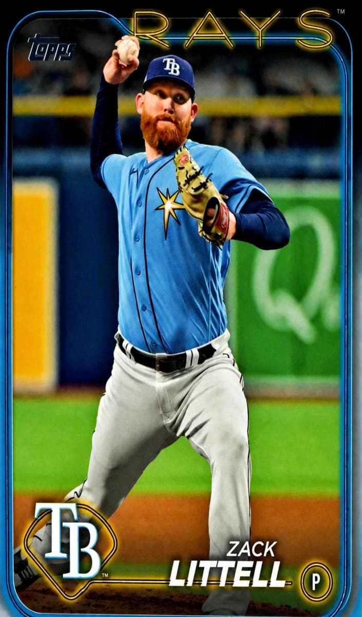 Zack Littell trading card