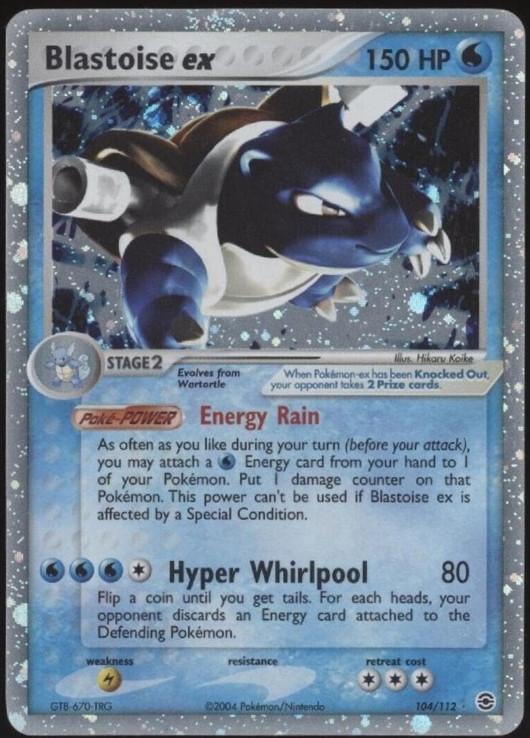 Blastoise ex #104