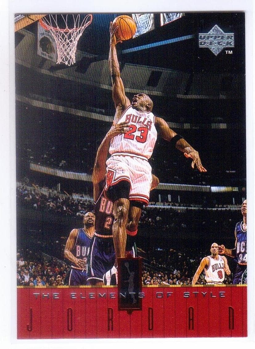 Michael Jordan 1998 upper-deck Michael Jordan Living Legend