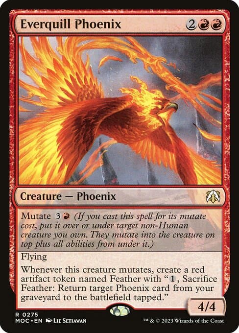 Everquill Phoenix 2023 Magic: The Gathering March of the Machine Commander