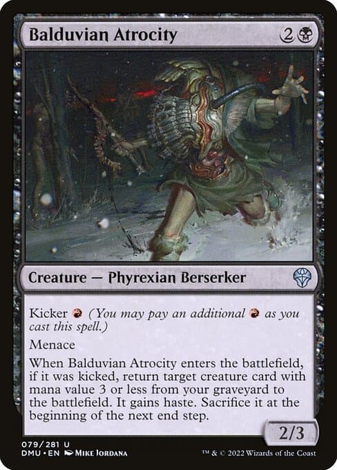 Balduvian Atrocity 2022 Magic: The Gathering Dominaria United