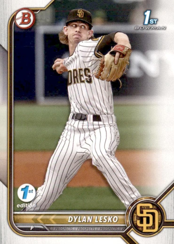Dylan Lesko 2022 bowman Bowman Draft