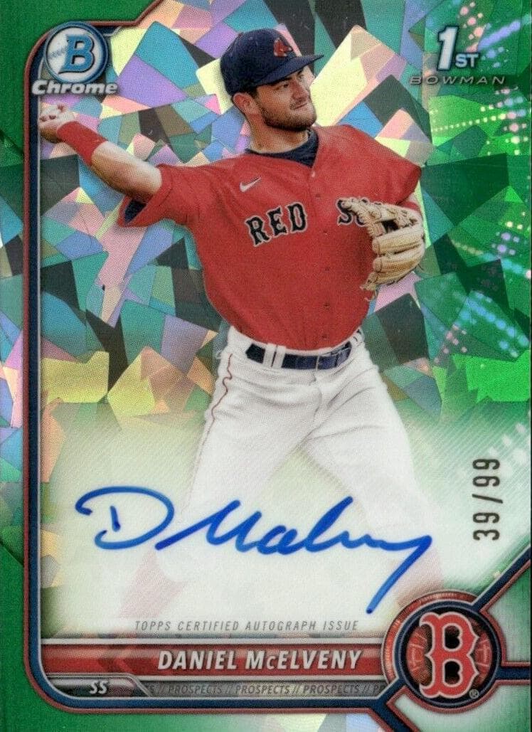 Daniel McElveny 2022 bowman Bowman Chrome