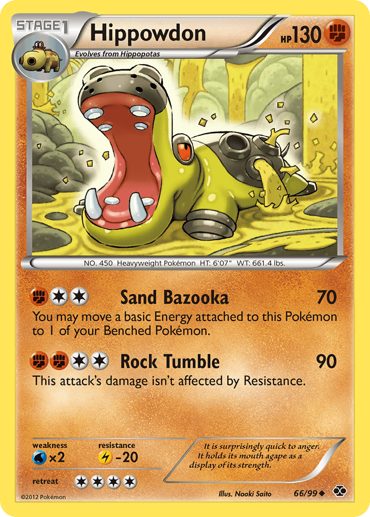 Hippowdon 2012 Pokemon