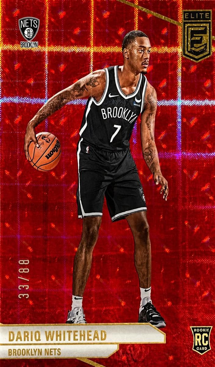 Dariq Whitehead 2023 panini Donruss Elite