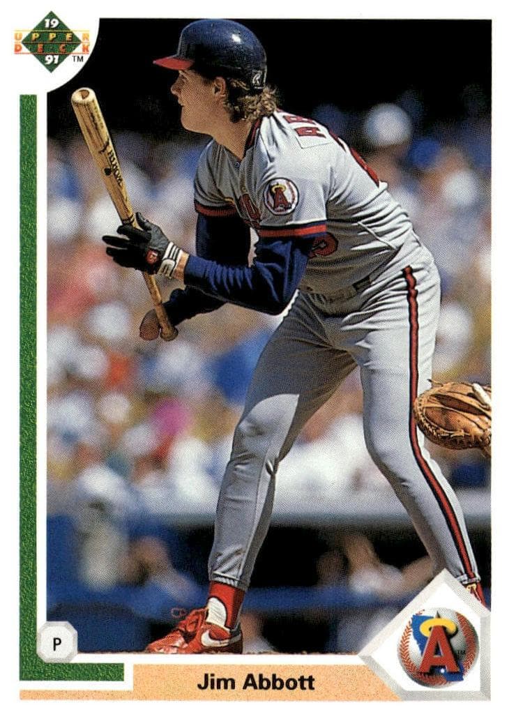 Jim Abbott 1991 upper-deck Upper Deck