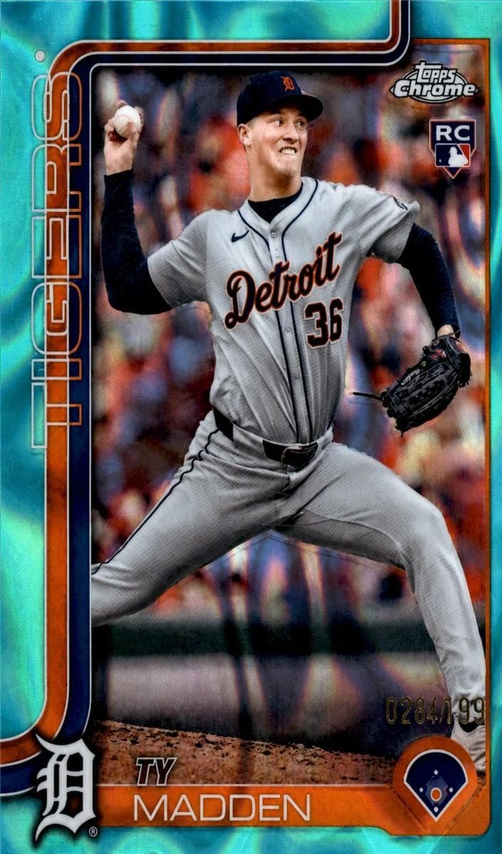 Ty Madden trading card