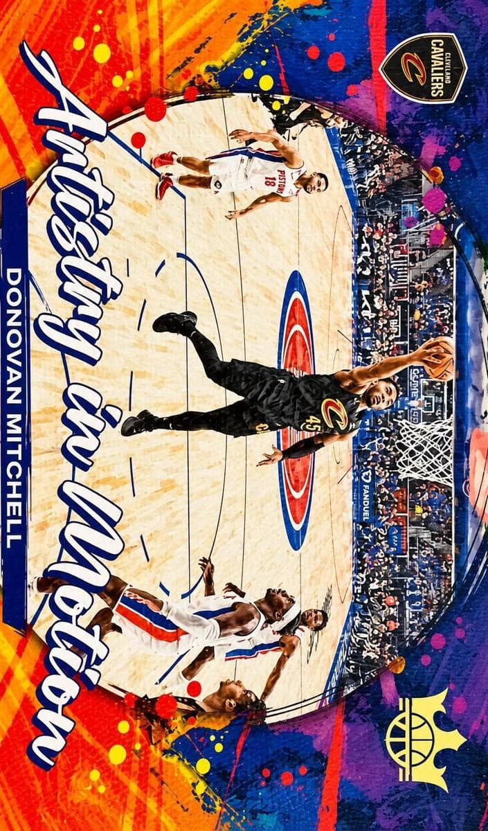 Donovan Mitchell 2023 panini Panini Court Kings