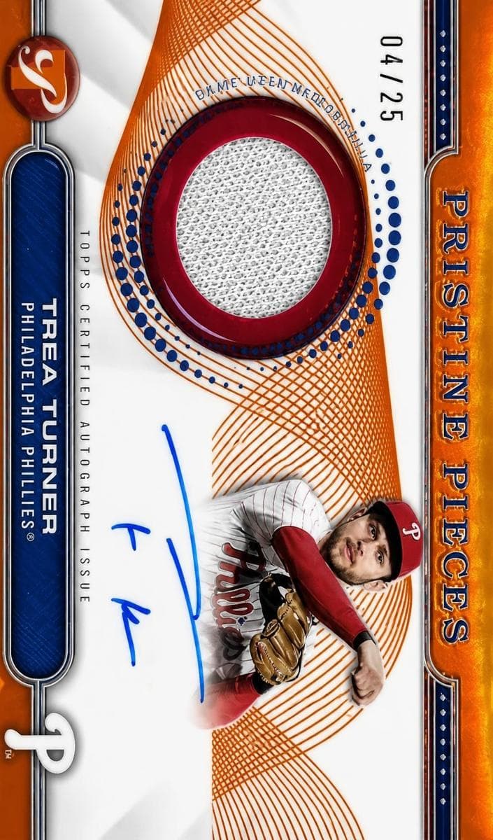 Trea Turner 2024 topps Topps Pristine