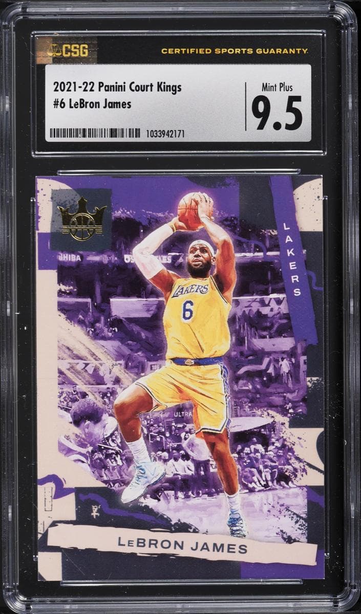LeBron James 2021 panini