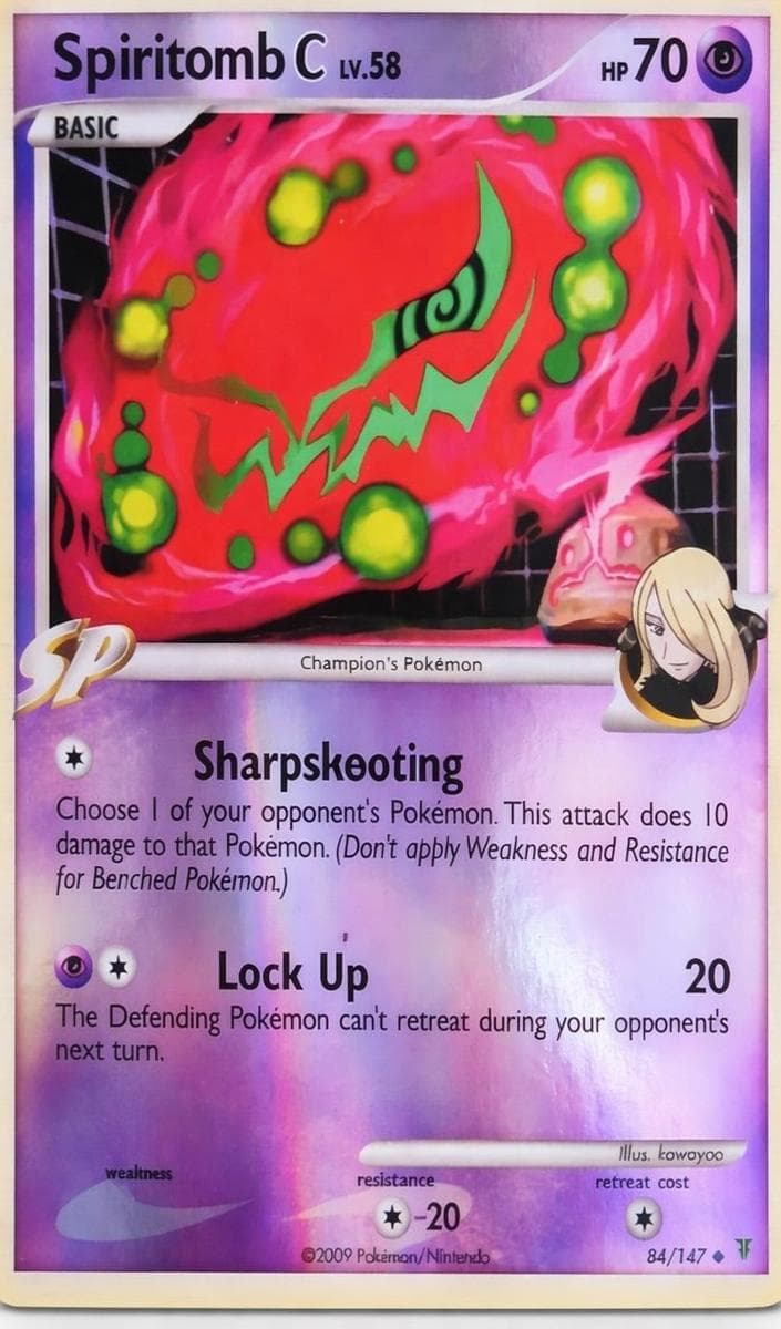 Spiritomb C trading card
