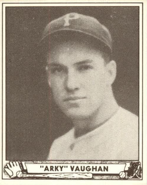 Arky Vaughan 1940 unknown