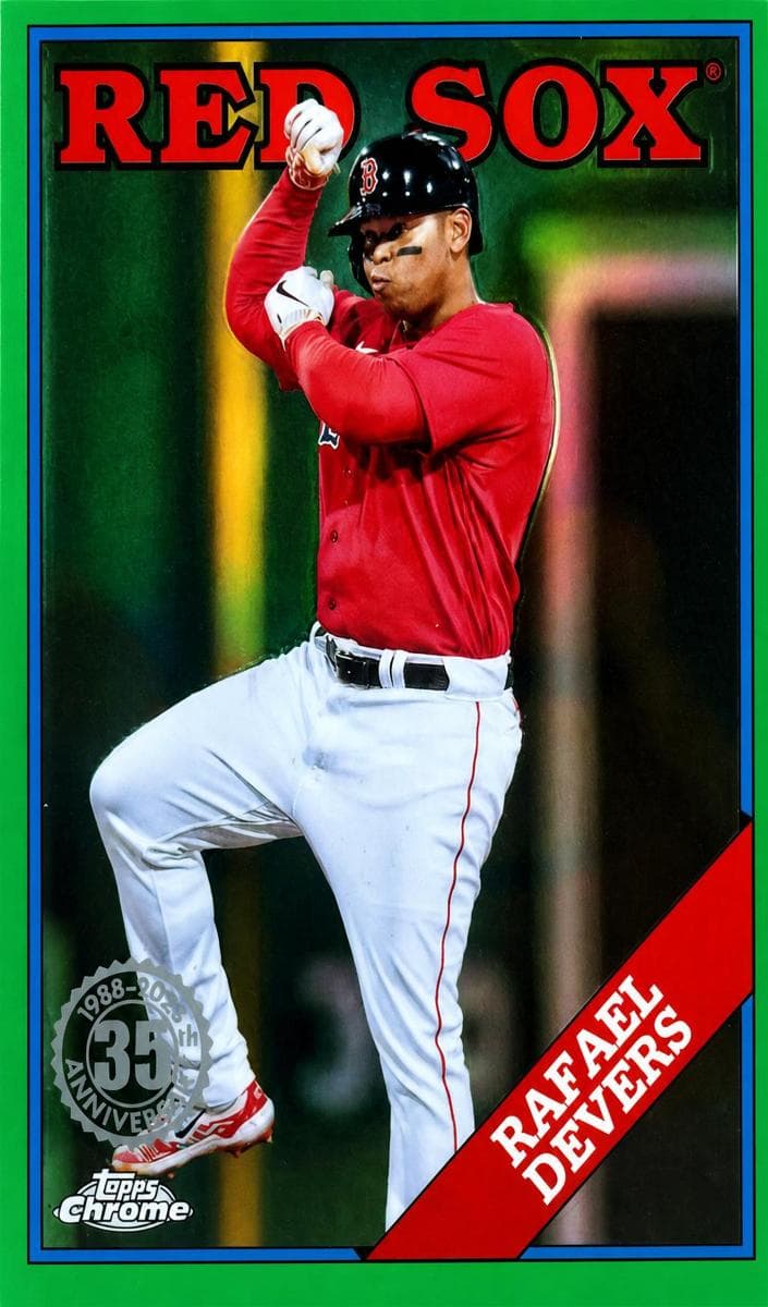 Rafael Devers 2023 topps Topps Chrome Update