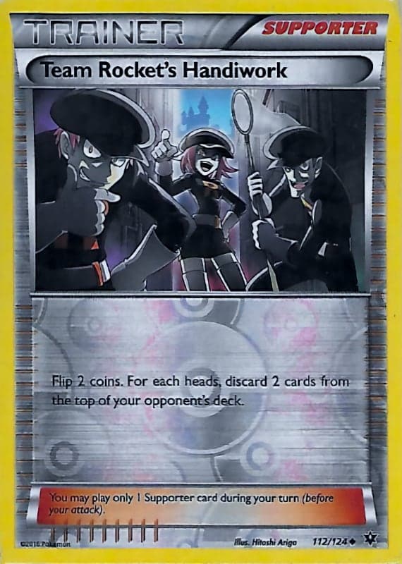 Team Rocket's Handiwork trading card