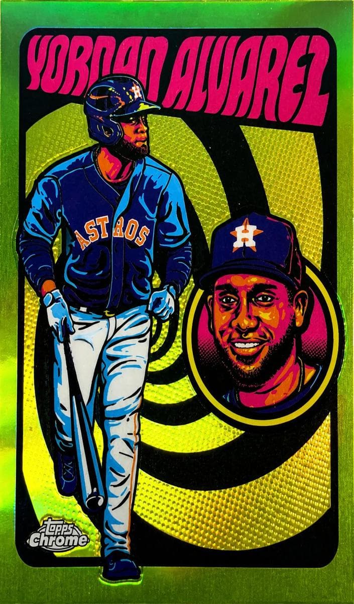 Yordan Alvarez 2024 topps Topps Chrome