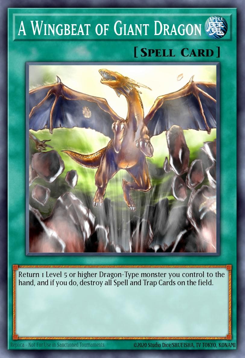A Wingbeat of Giant Dragon #SDDC-EN028