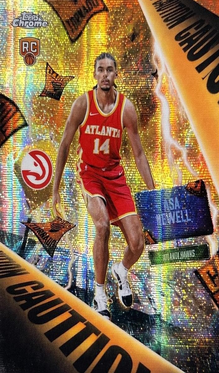 Asa Newell 2025 topps Topps Chrome