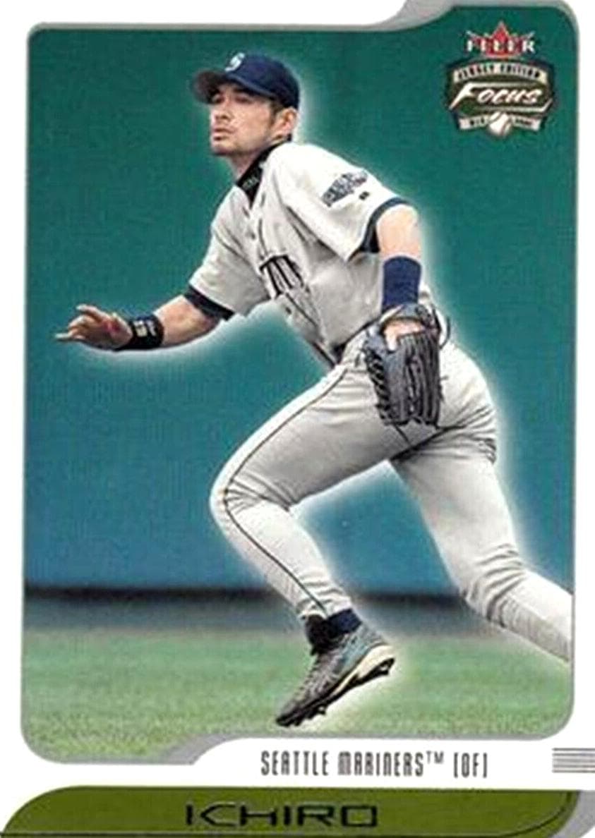 Ichiro 2002 fleer Fleer Focus Jersey Edition