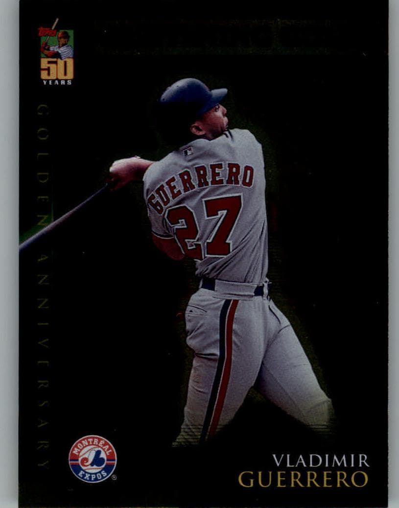 Vladimir Guerrero 2001 topps Topps Chrome