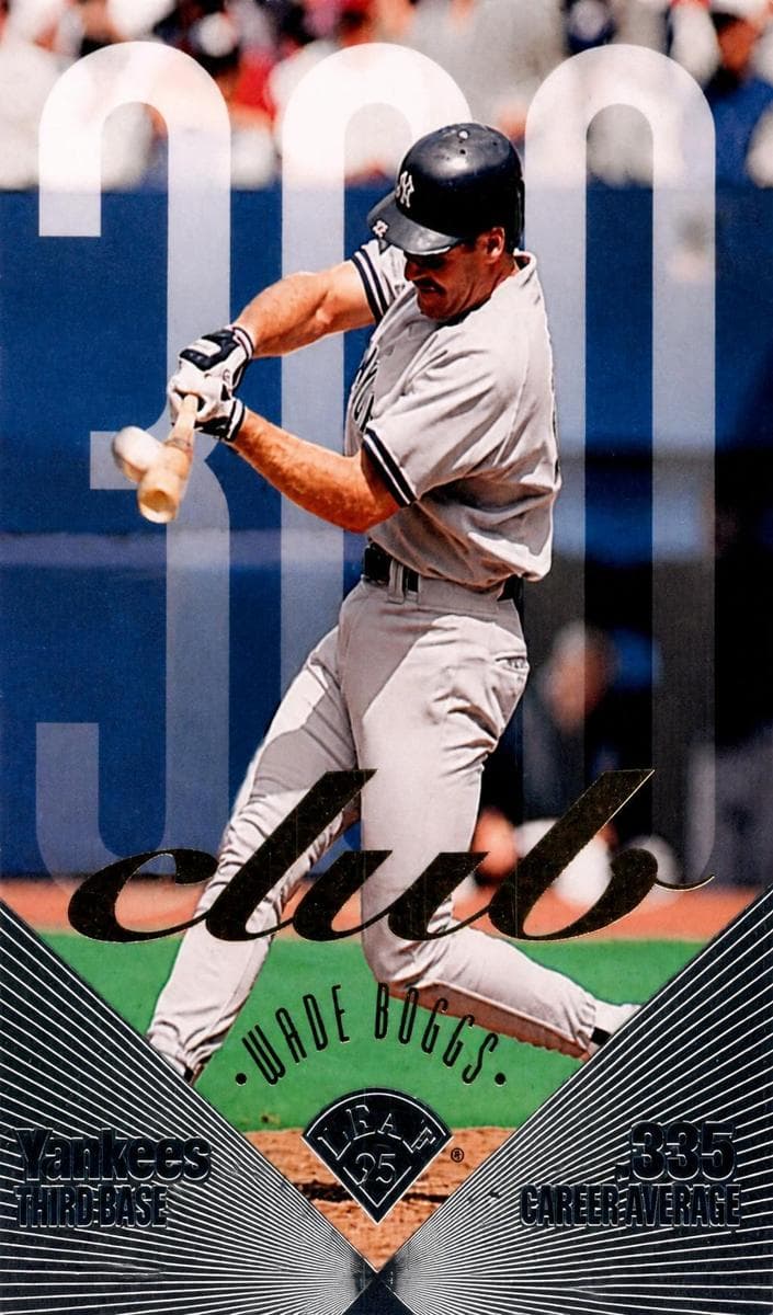 Wade Boggs 1995 leaf