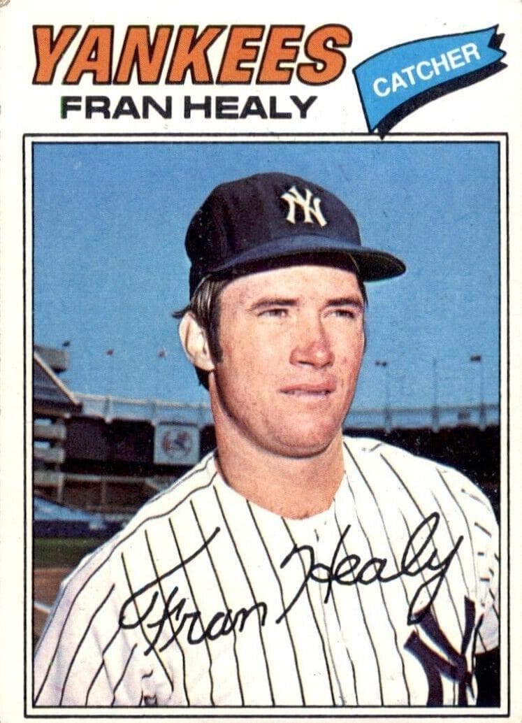 Fran Healy 1977 topps Topps
