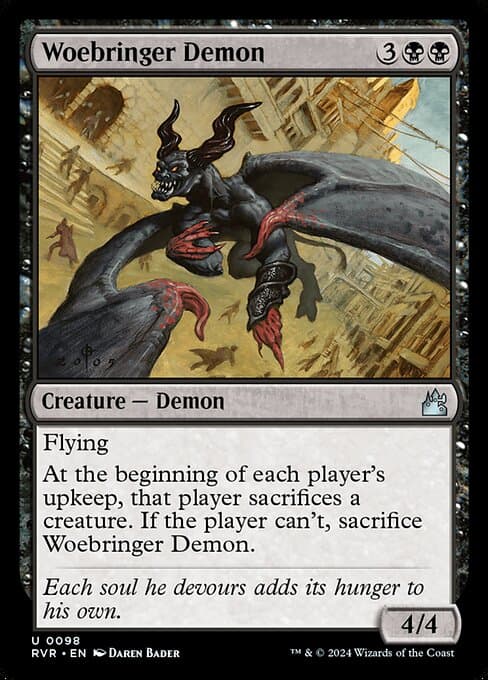 Woebringer Demon 2005 Magic: The Gathering Ravnica