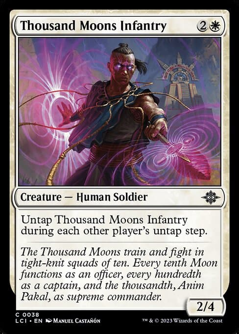 Thousand Moons Infantry 2023 Magic: The Gathering Lost Caverns of Ixalan