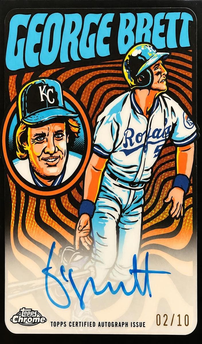 George Brett 2024 topps Topps Chrome