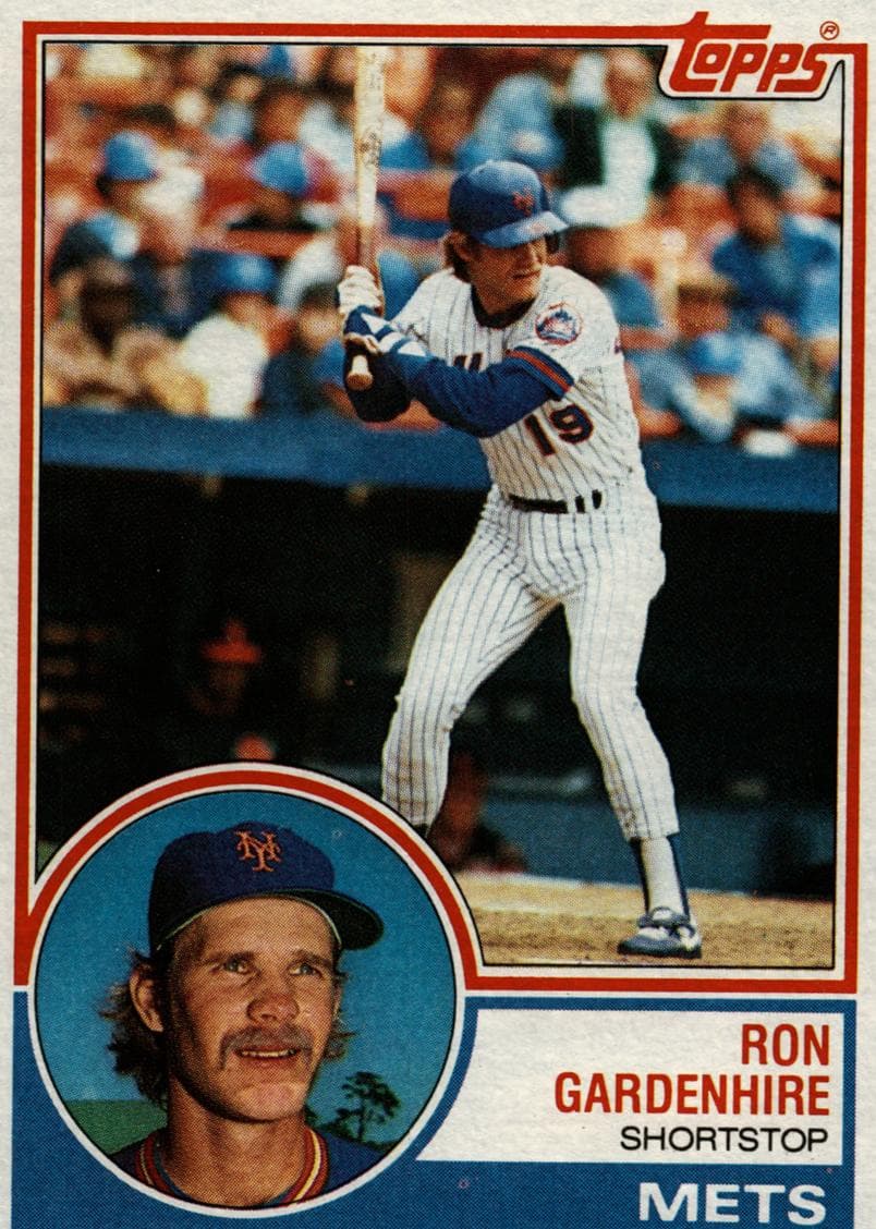 Ron Gardenhire trading card