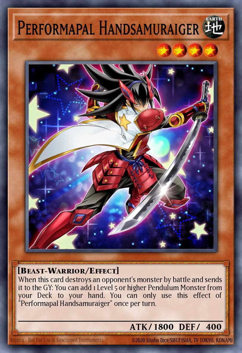 Performapal Handsamuraiger 2018 Yu-Gi-Oh! Cybernetic Horizon