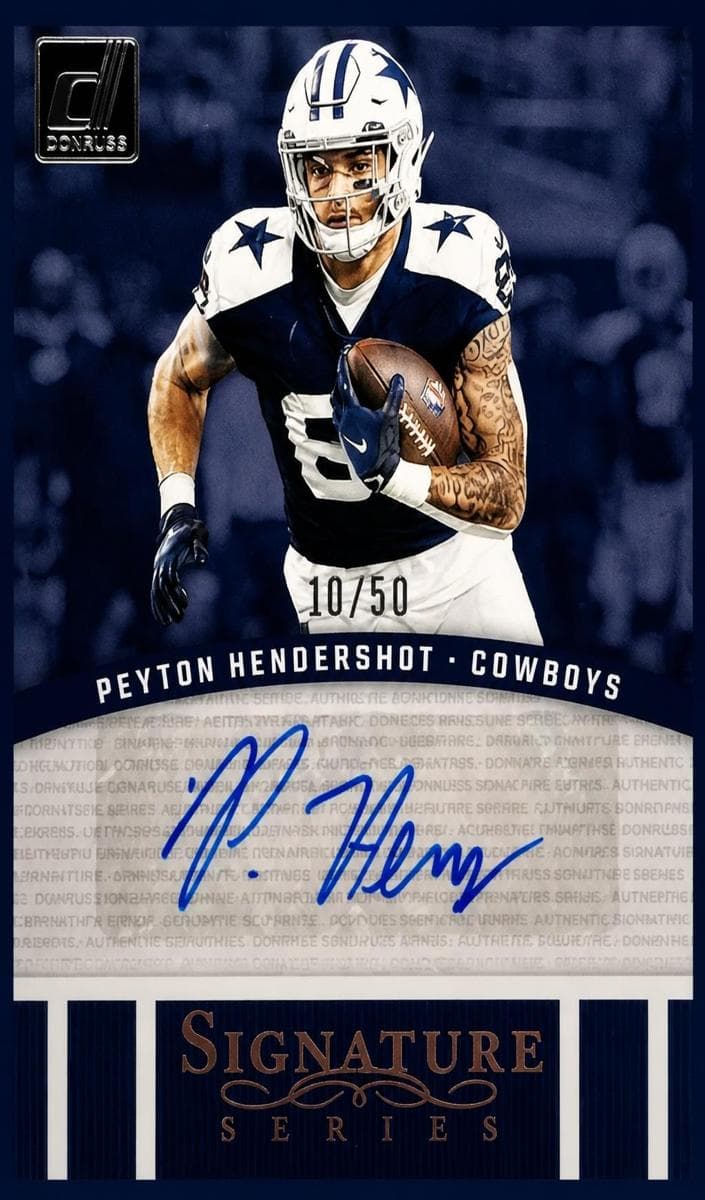 Peyton Hendershot 2024 panini Donruss