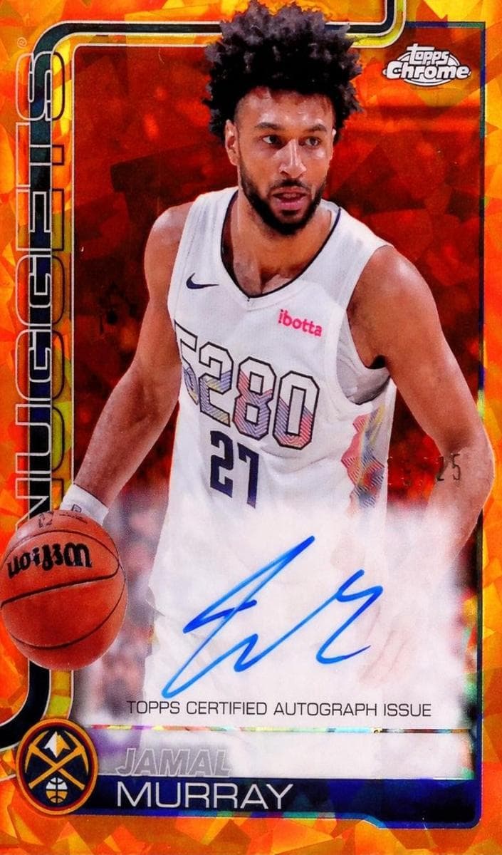 Jamal Murray 2025 topps Topps Chrome Sapphire